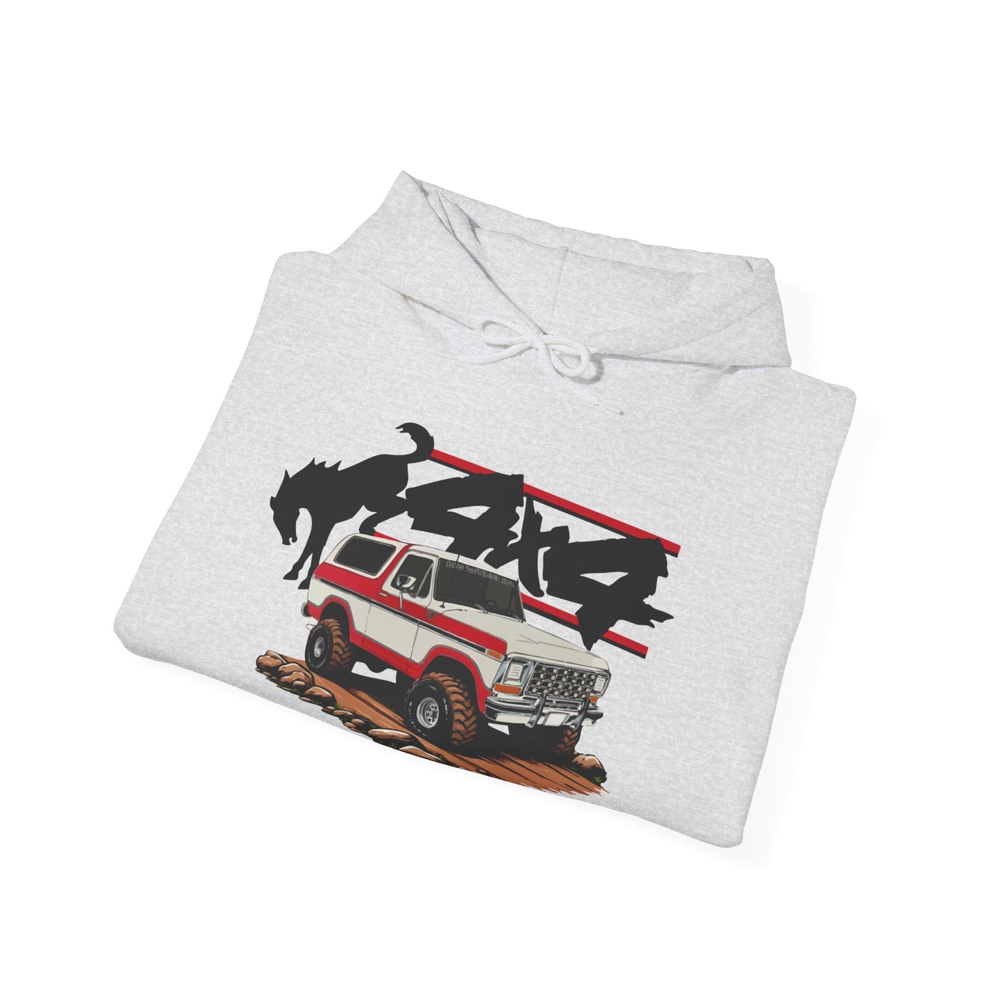BUCKIN 4X4 Hoodie (Front Graphic)