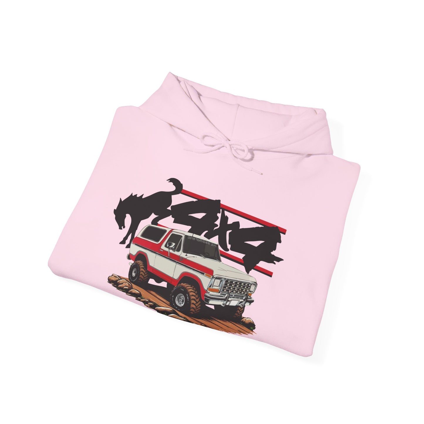 BUCKIN 4X4 Hoodie (Front Graphic)