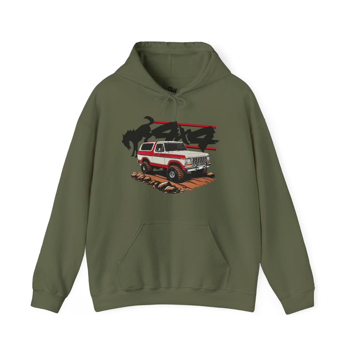 BUCKIN 4X4 Hoodie (Front Graphic)