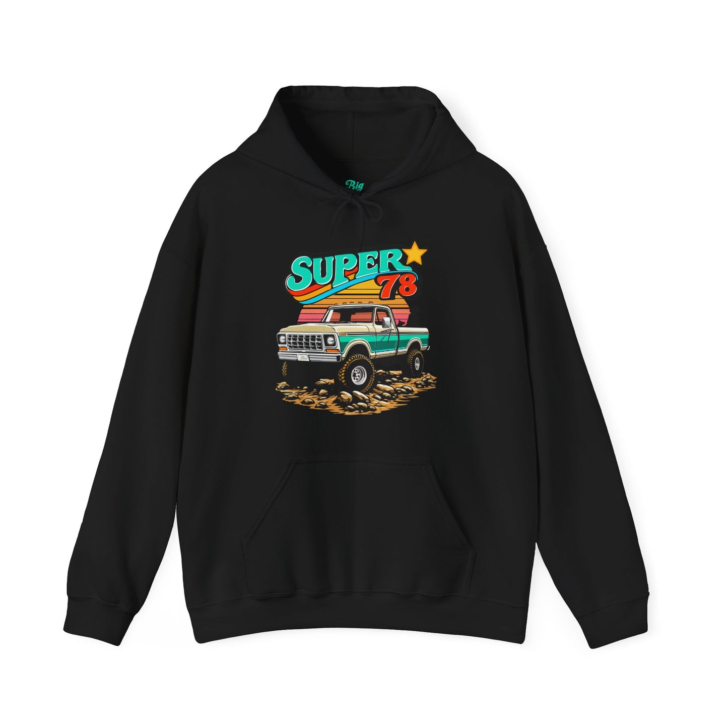 Big Wheelin Star 78 Hoodie (Front Graphic)