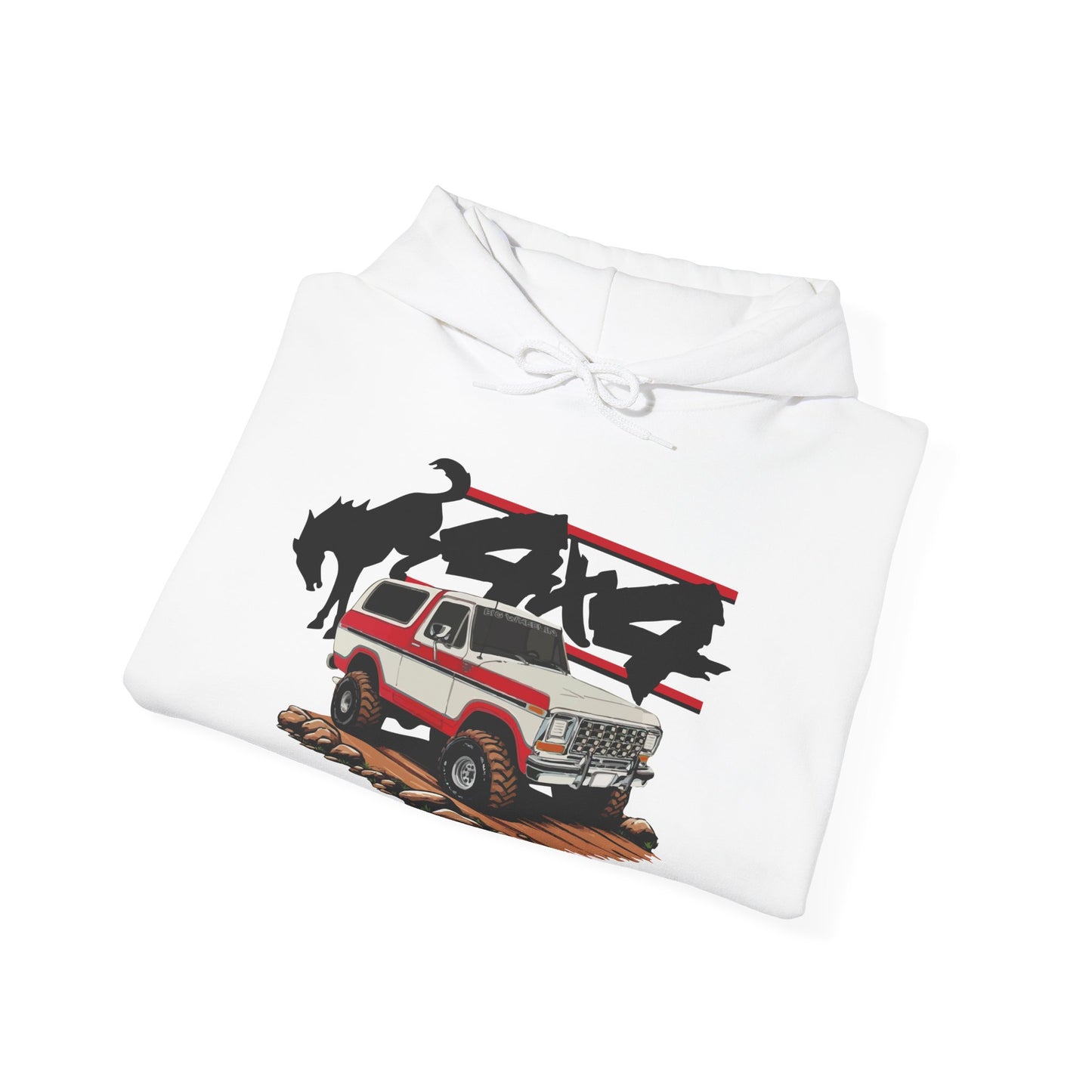 BUCKIN 4X4 Hoodie (Front Graphic)