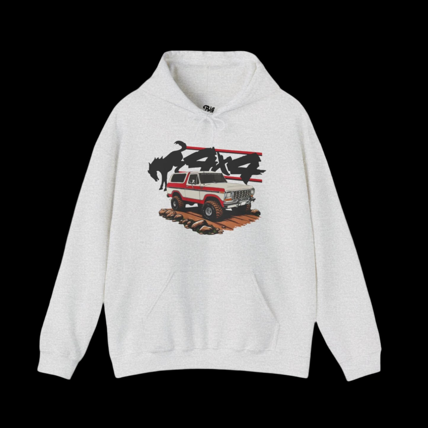 BUCKIN 4X4 Hoodie (Front Graphic)