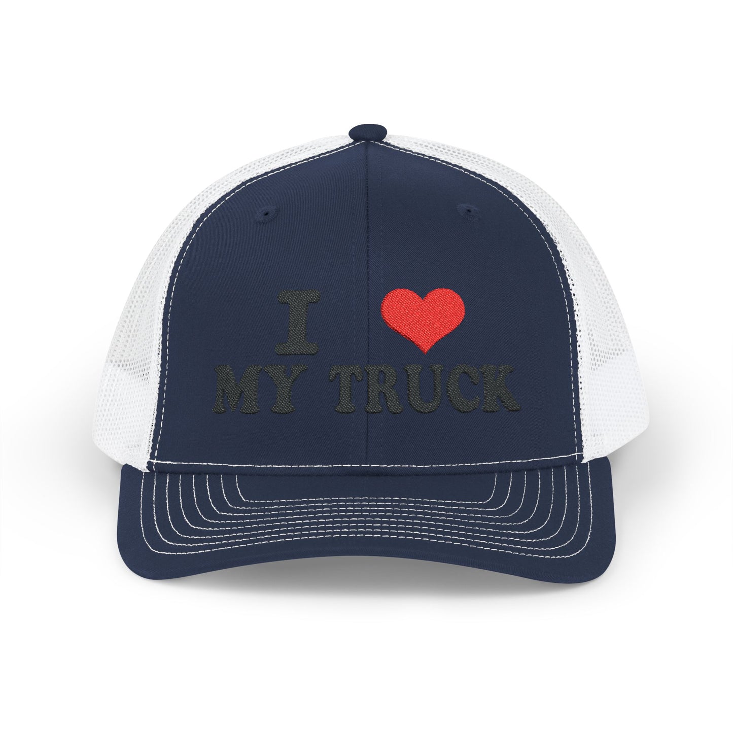 Truck Love Embroidered Snapback Hat